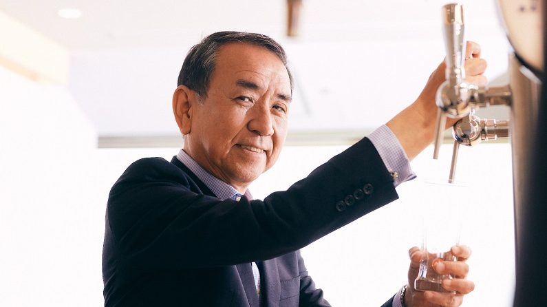 Asahi Group Holdings president and CEO Atsushi Katsuki